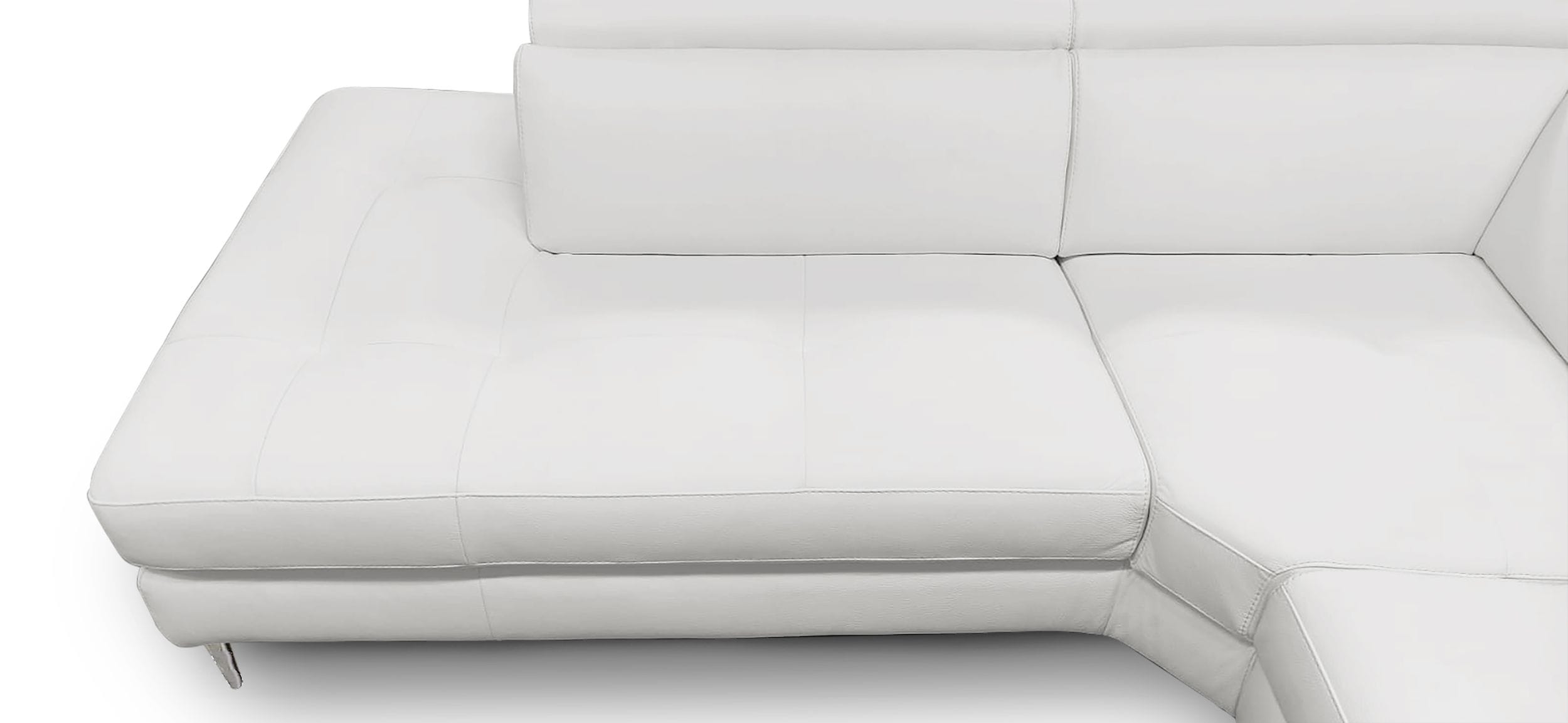 Viola - Italian Contemporary - Leather Right Facing Sectional Sofa