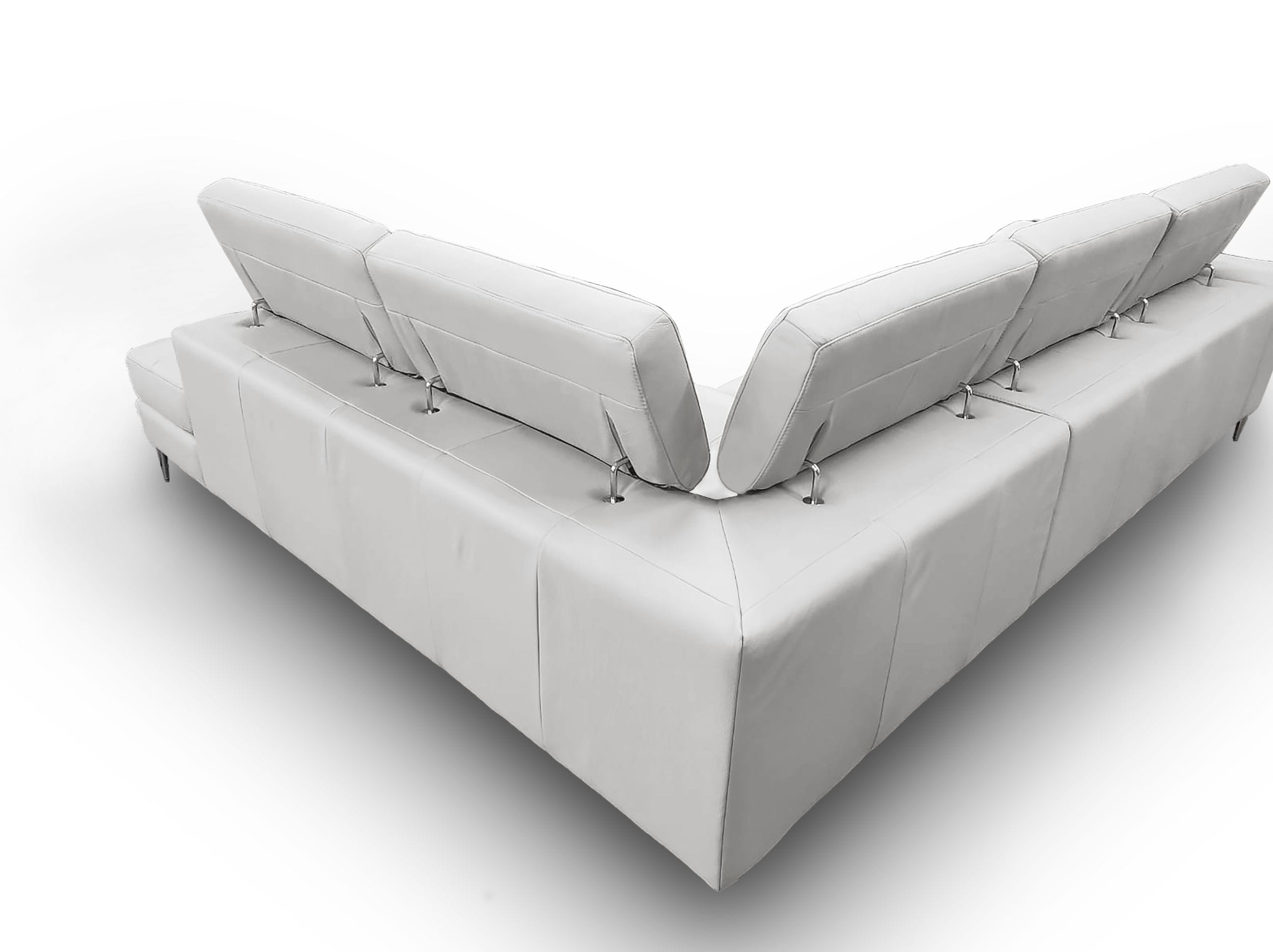 Viola - Italian Contemporary - Leather Right Facing Sectional Sofa