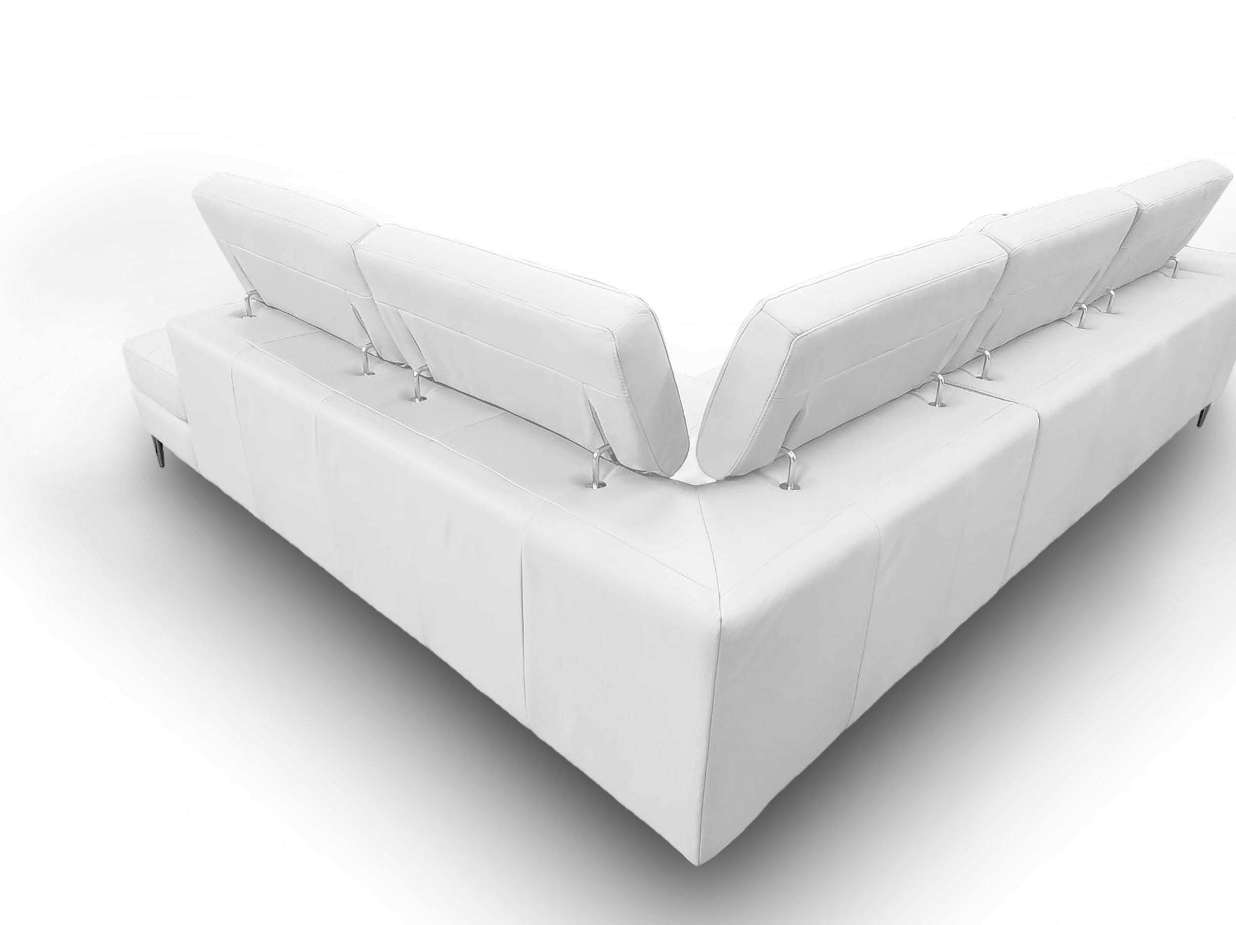 Viola - Italian Contemporary - Leather Right Facing Sectional Sofa