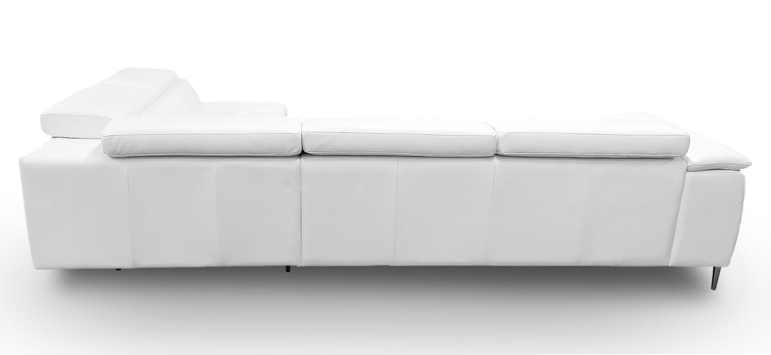 Viola - Italian Contemporary - Leather Right Facing Sectional Sofa