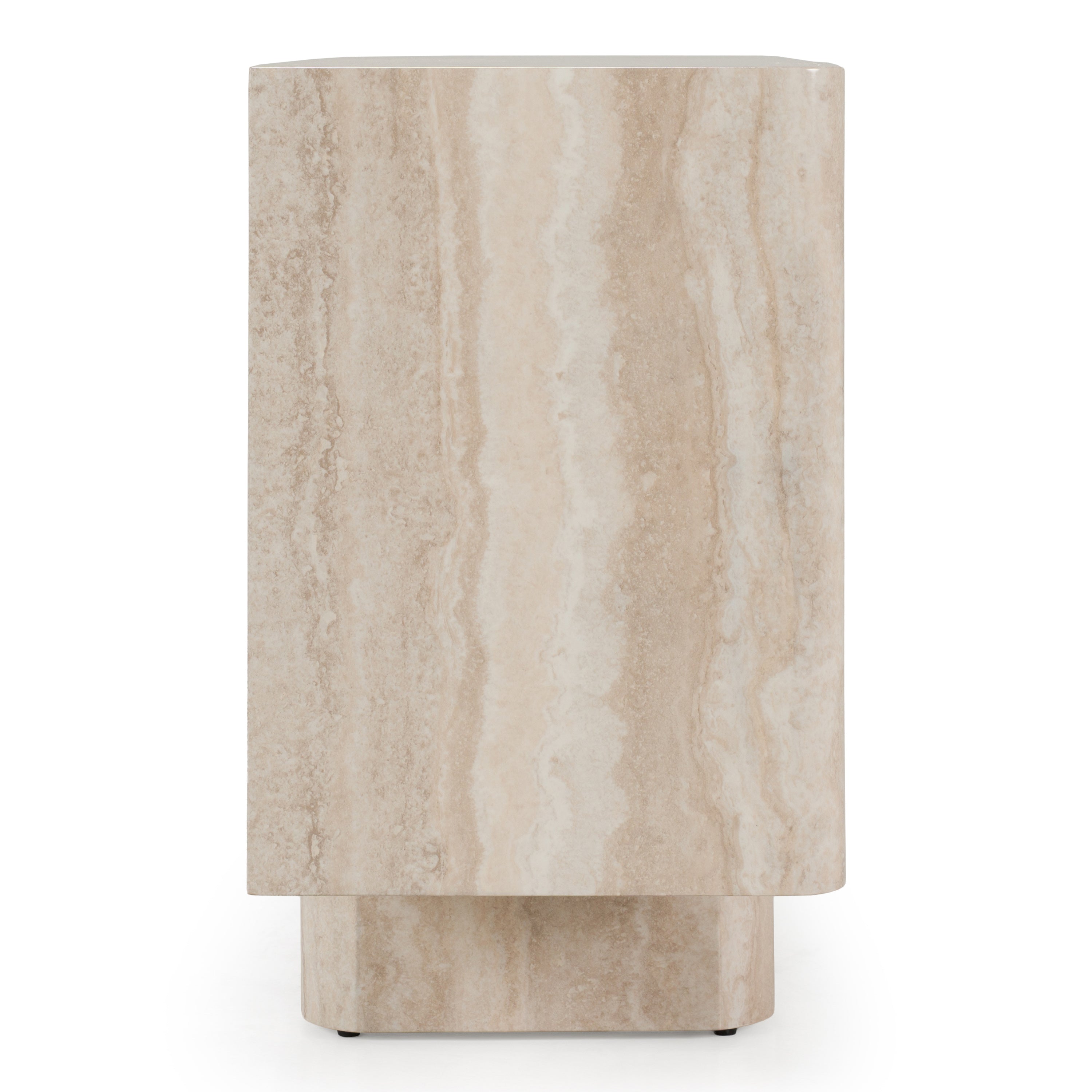 Wolff Modern Faux Travertine Buffet