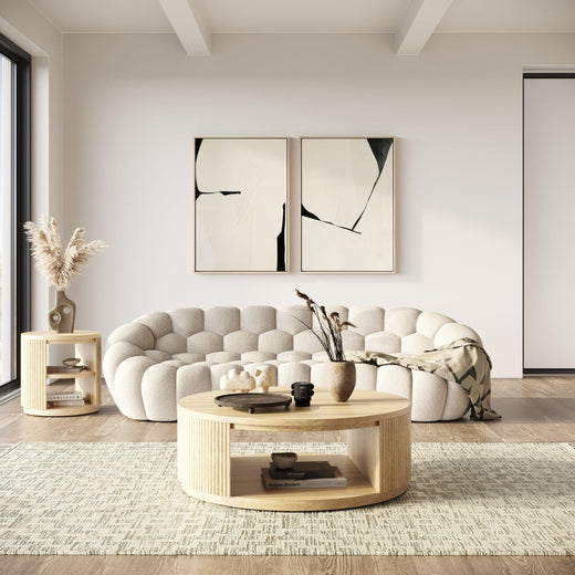 Jacobson Modern Acacia End Table