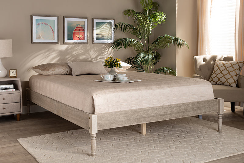 Colette French Provincial Bed Frame-Bed Frame-Baxton Studio - WI-Wall2Wall Furnishings