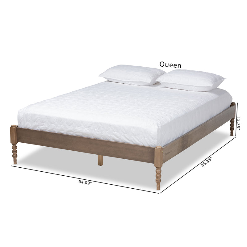 Cielle French Provincial Bed Frame-Bed Frame-Baxton Studio - WI-Wall2Wall Furnishings
