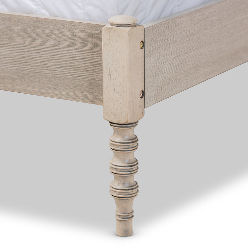 Cielle French Provincial Bed Frame-Bed Frame-Baxton Studio - WI-Wall2Wall Furnishings