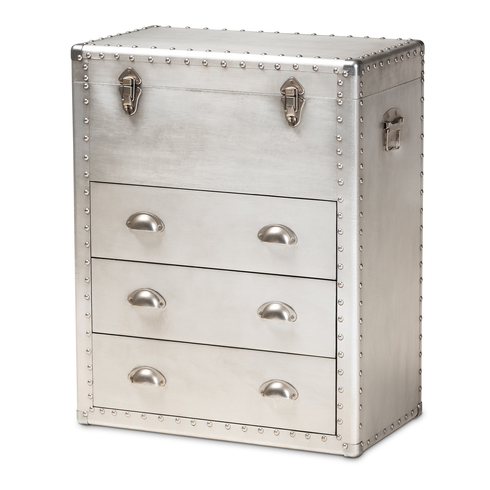 Serge French Provincial Storage Cabinet 3-Drawer-Storage Cabinet-Baxton Studio - WI-Wall2Wall Furnishings