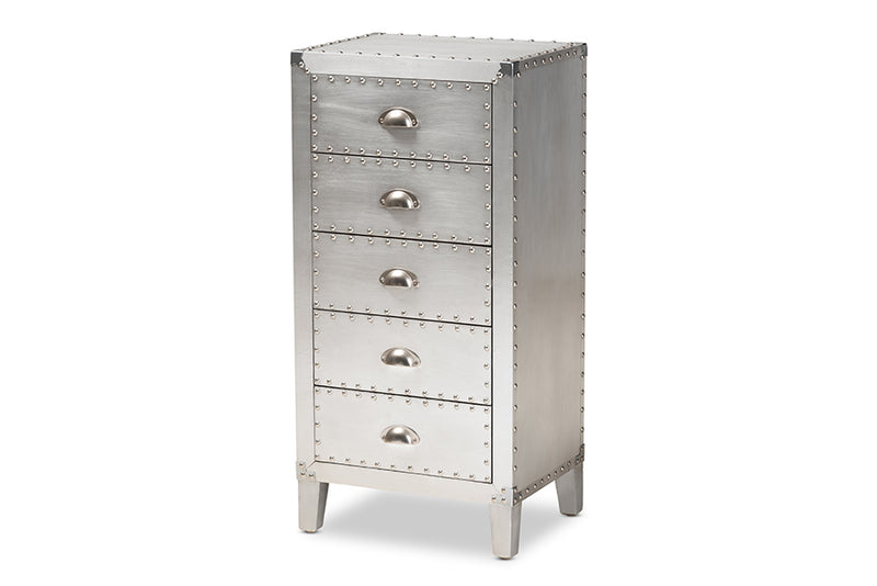 Carel French Provincial Chest 5-Drawer-Chest-Baxton Studio - WI-Wall2Wall Furnishings
