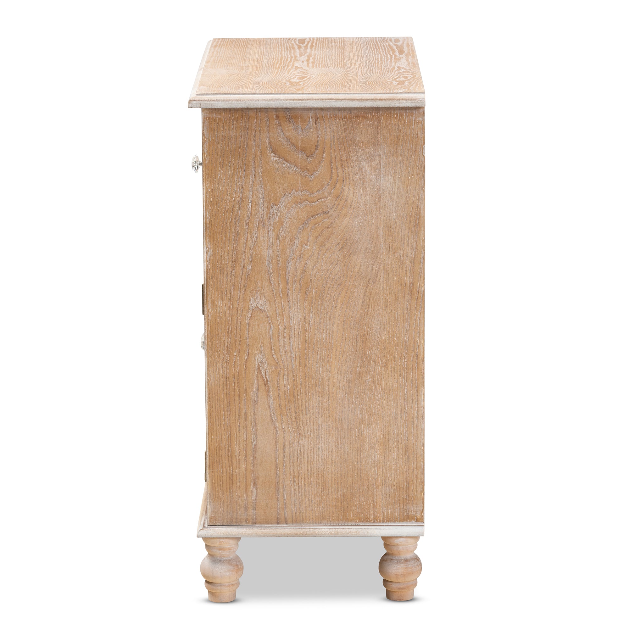 Leah Rustic Storage Cabinet 1-Drawer-Storage Cabinet-Baxton Studio - WI-Wall2Wall Furnishings