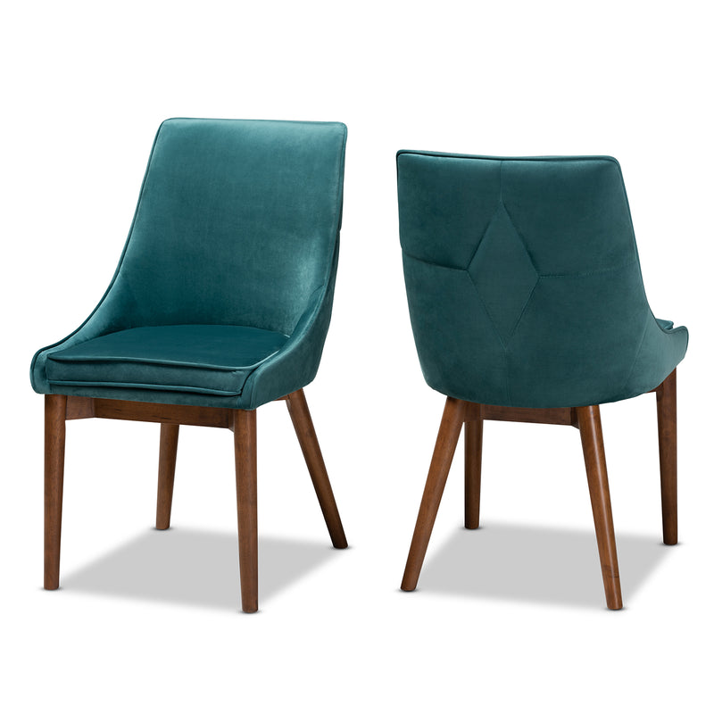 Gilmore Modern Dining Chairs 2-Piece-Dining Chairs-Baxton Studio - WI-Wall2Wall Furnishings