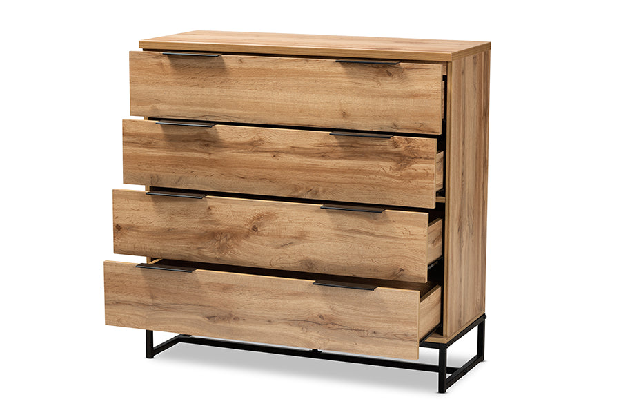 Reid Contemporary Dresser 4-Drawer-Dresser-Baxton Studio - WI-Wall2Wall Furnishings