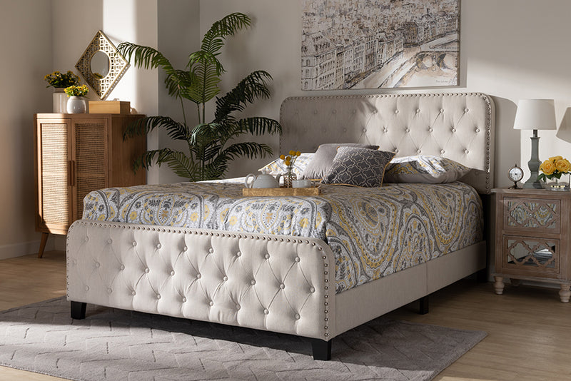 Annalisa Transitional Bed-Bed-Baxton Studio - WI-Wall2Wall Furnishings