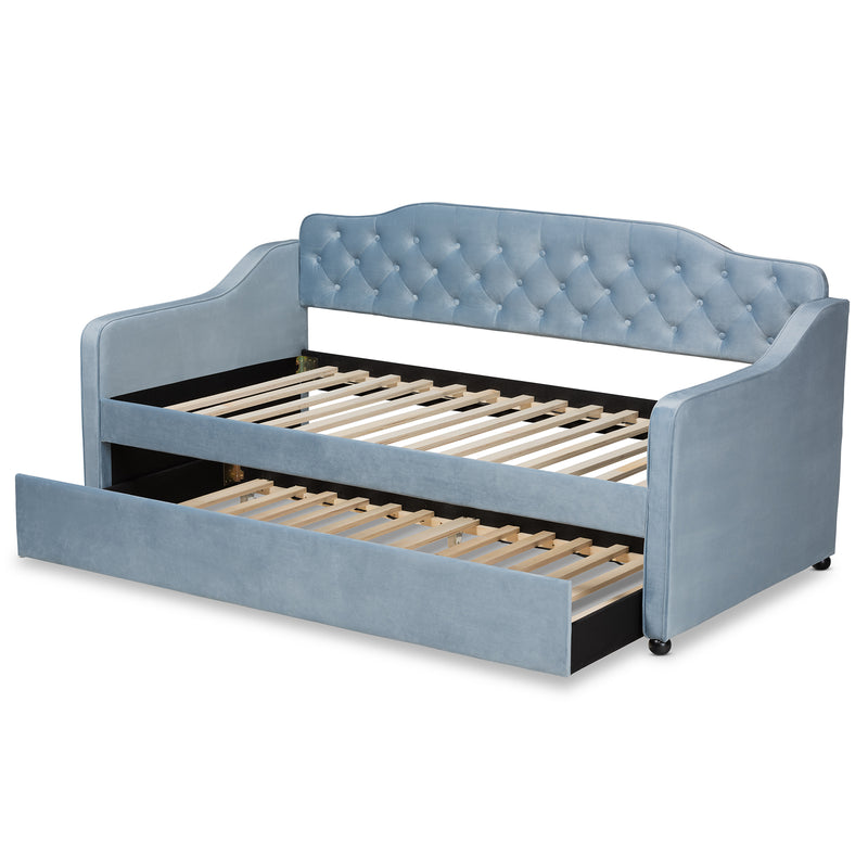 Freda Traditional Daybed with Trundle-Daybed & Trundle-Baxton Studio - WI-Wall2Wall Furnishings