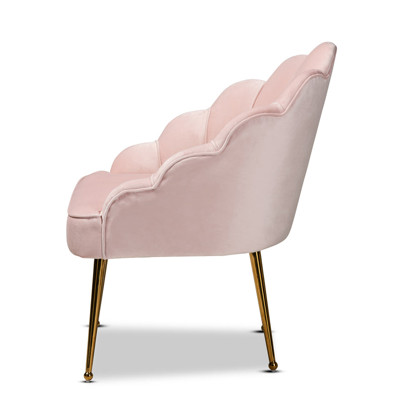 Cinzia Glamour Chair-Chair-Baxton Studio - WI-Wall2Wall Furnishings