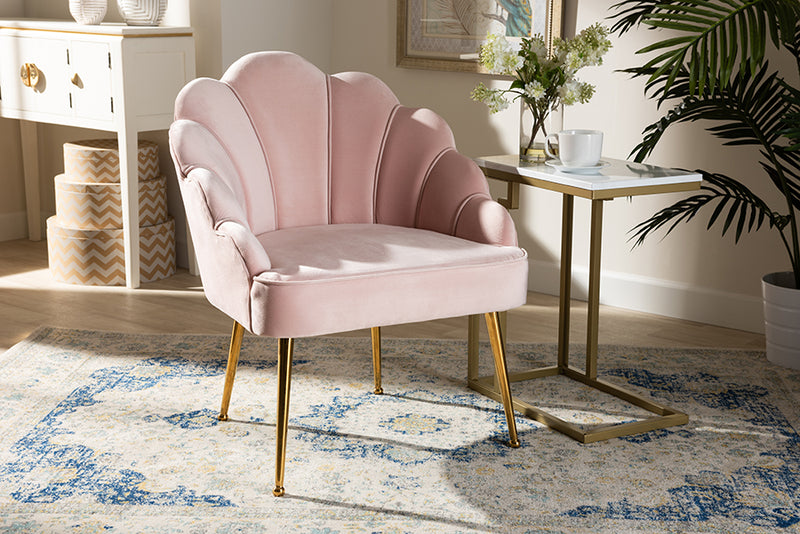 Cinzia Glamour Chair-Chair-Baxton Studio - WI-Wall2Wall Furnishings