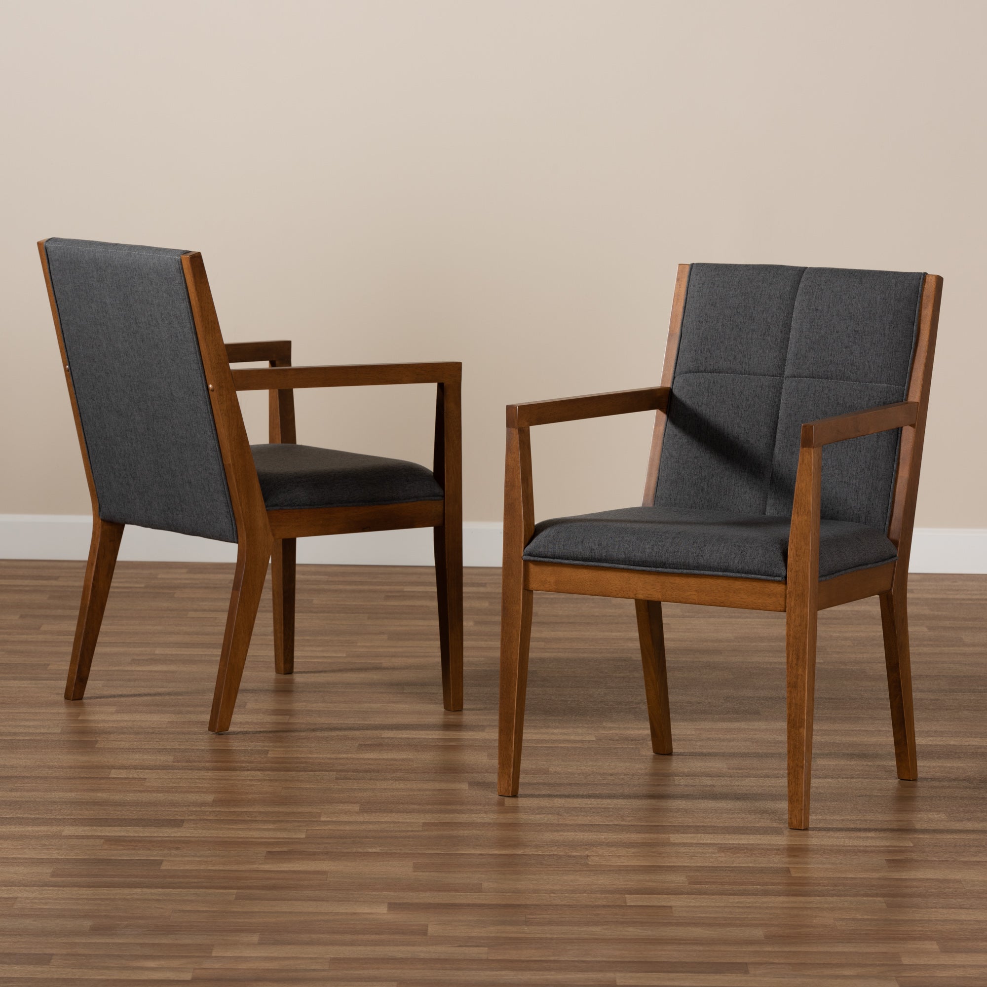 Theresa Mid-Century Chair 2-Piece-Chair-Baxton Studio - WI-Wall2Wall Furnishings