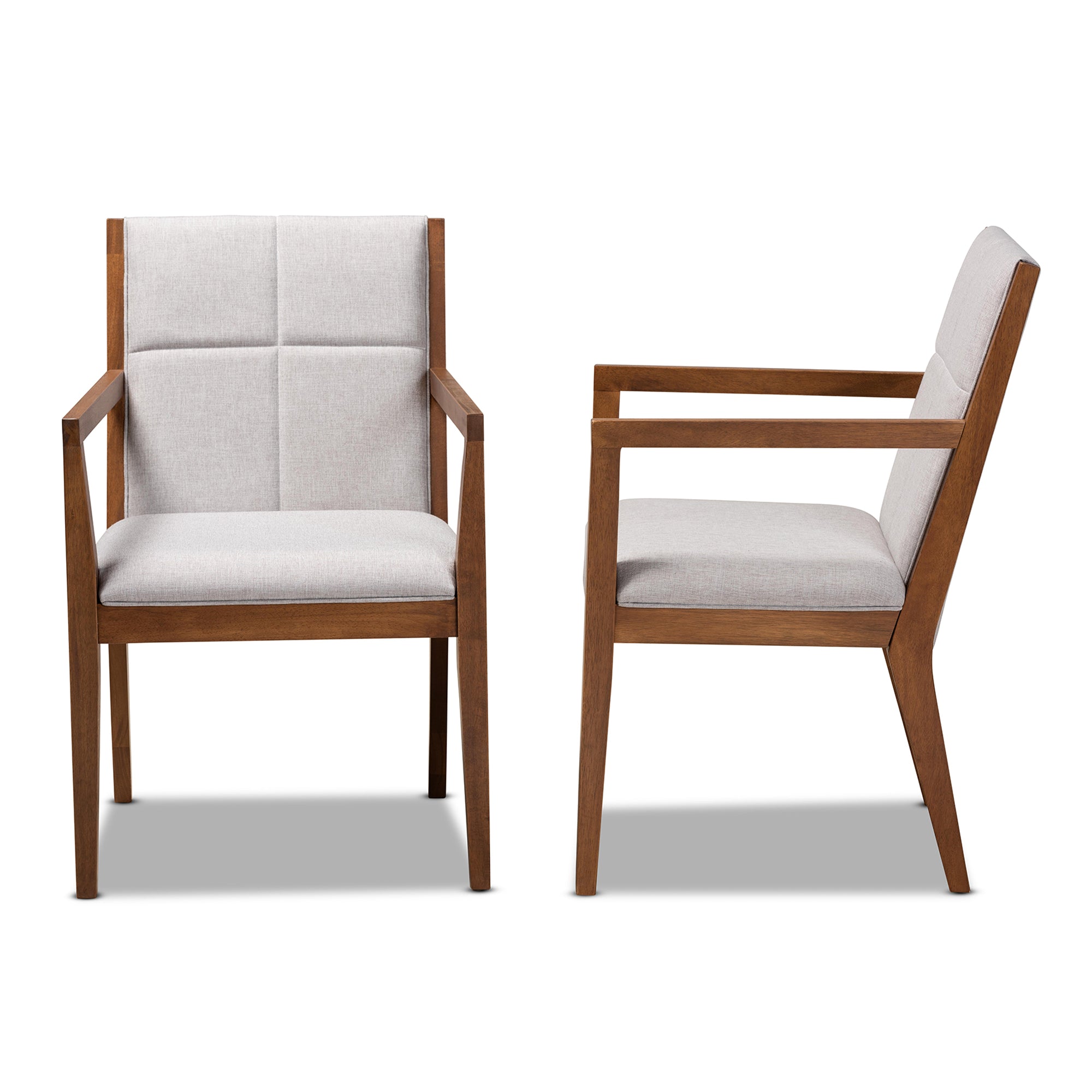 Theresa Mid-Century Chair 2-Piece-Chair-Baxton Studio - WI-Wall2Wall Furnishings
