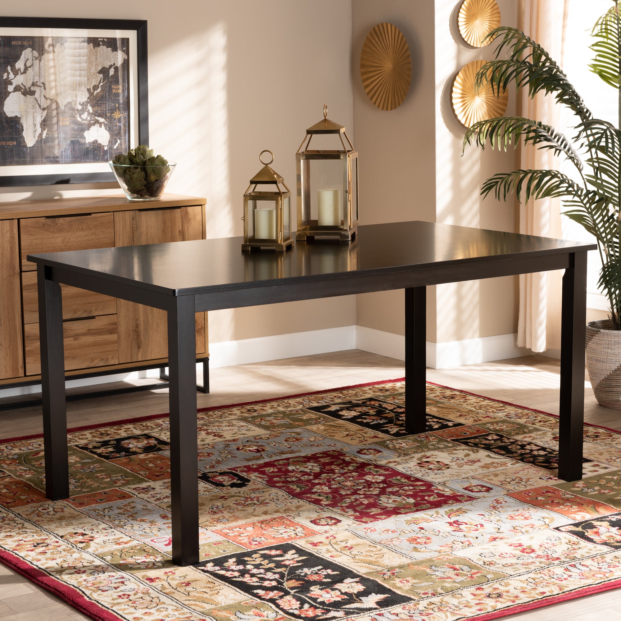 Eveline Contemporary Dining Table-Dining Table-Baxton Studio - WI-Wall2Wall Furnishings