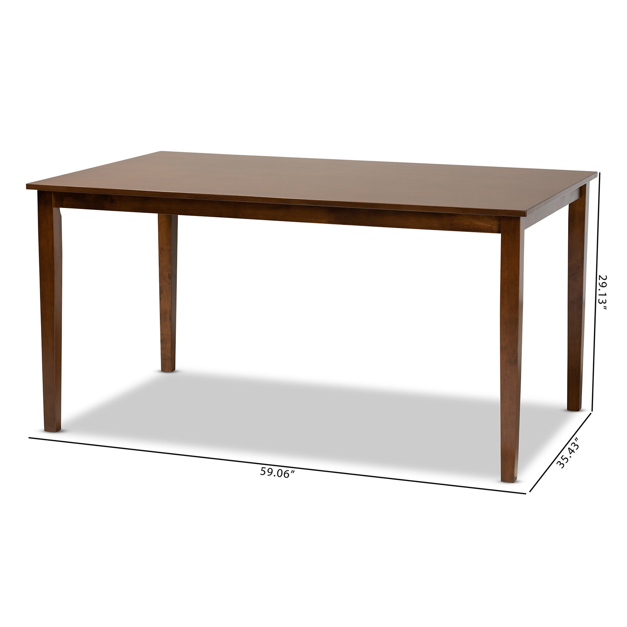 Eveline Modern Dining Table-Dining Table-Baxton Studio - WI-Wall2Wall Furnishings