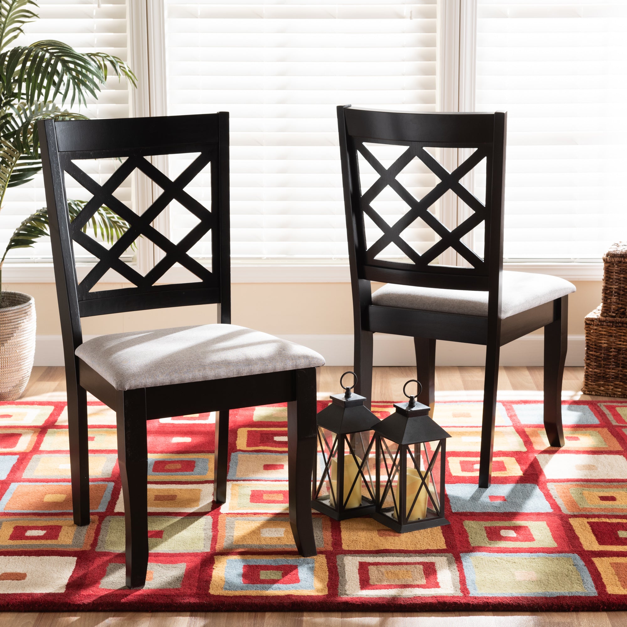 Verner Modern Dining Chairs 2-Piece-Dining Chairs-Baxton Studio - WI-Wall2Wall Furnishings