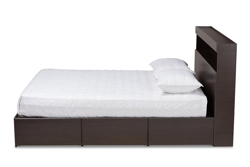 Blaine Modern Bed 6-Drawer-Bed-Baxton Studio - WI-Wall2Wall Furnishings