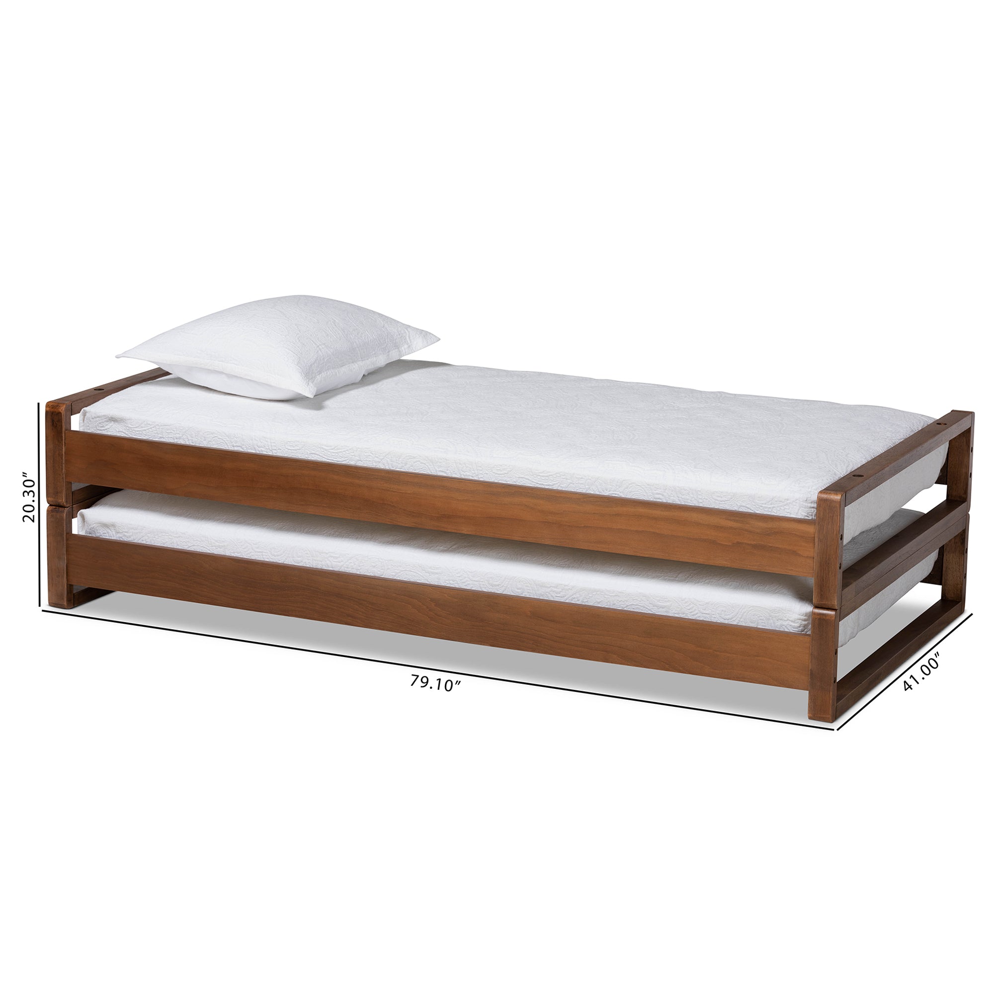 Klara Modern Bed Frame-Bed Frame-Baxton Studio - WI-Wall2Wall Furnishings