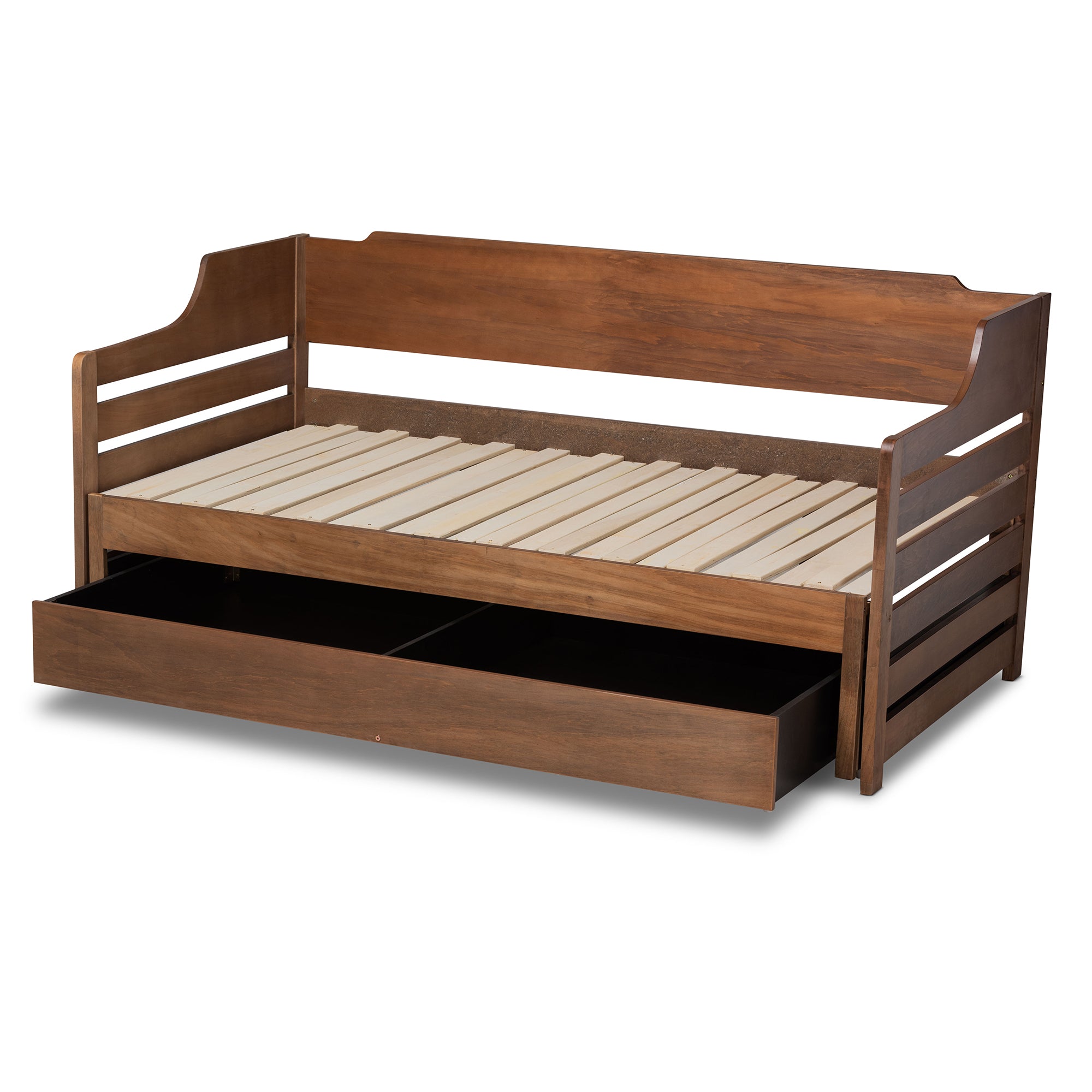 Jameson Transitional Expandable Daybed with Storage Drawer-Expandable Daybed-Baxton Studio - WI-Wall2Wall Furnishings