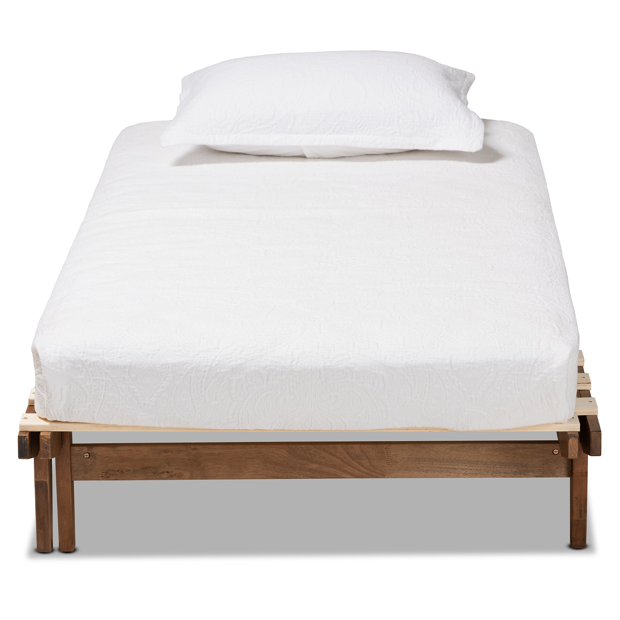 Hiro Modern Expandable Bed Frame-Bed Frame-Baxton Studio - WI-Wall2Wall Furnishings