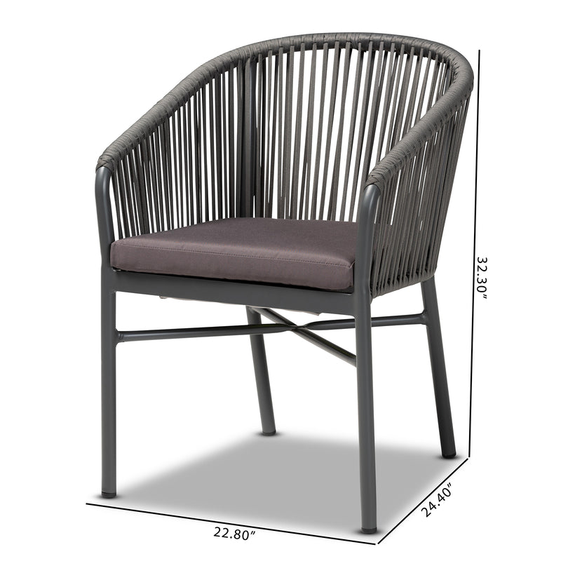 Marcus Modern Chair-Outdoor Chair-Baxton Studio - WI-Wall2Wall Furnishings