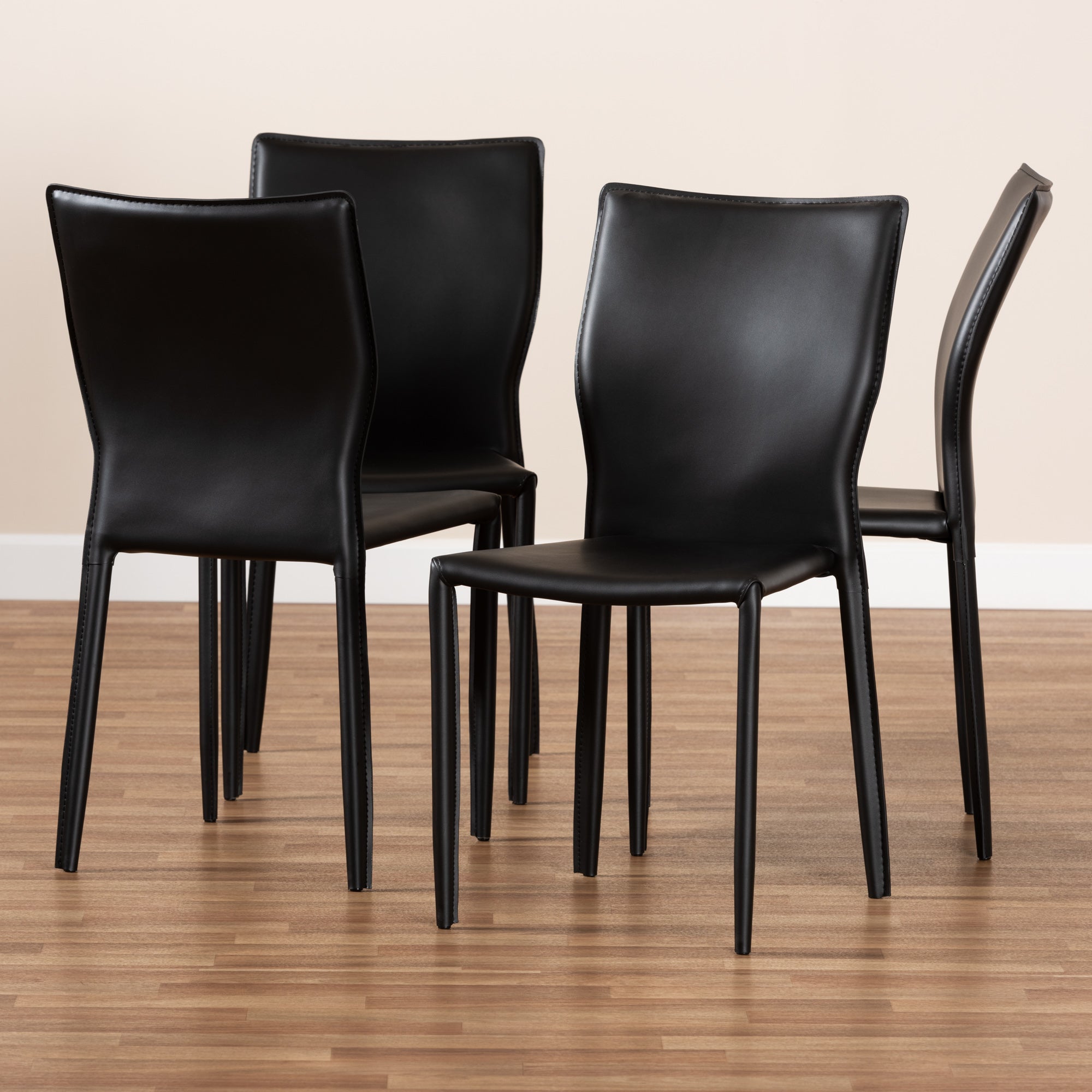 Heidi Modern Dining Chairs 4-Piece-Dining Chairs-Baxton Studio - WI-Wall2Wall Furnishings
