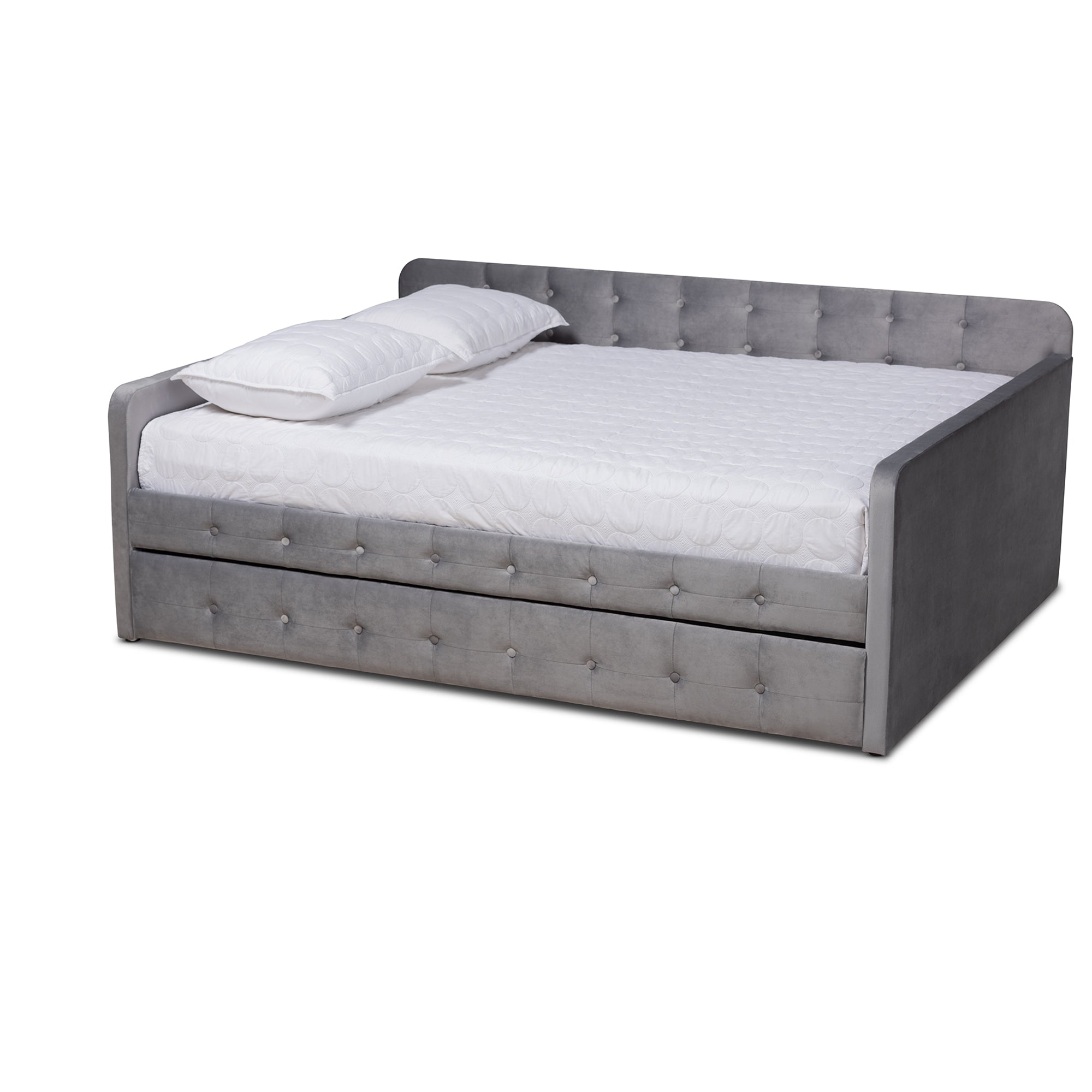 Jona Transitional Daybed with Trundle-Daybed & Trundle-Baxton Studio - WI-Wall2Wall Furnishings