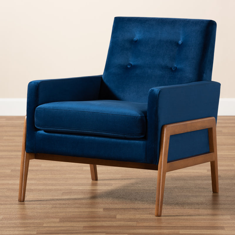 Perris Mid-Century Chair-Chair-Baxton Studio - WI-Wall2Wall Furnishings
