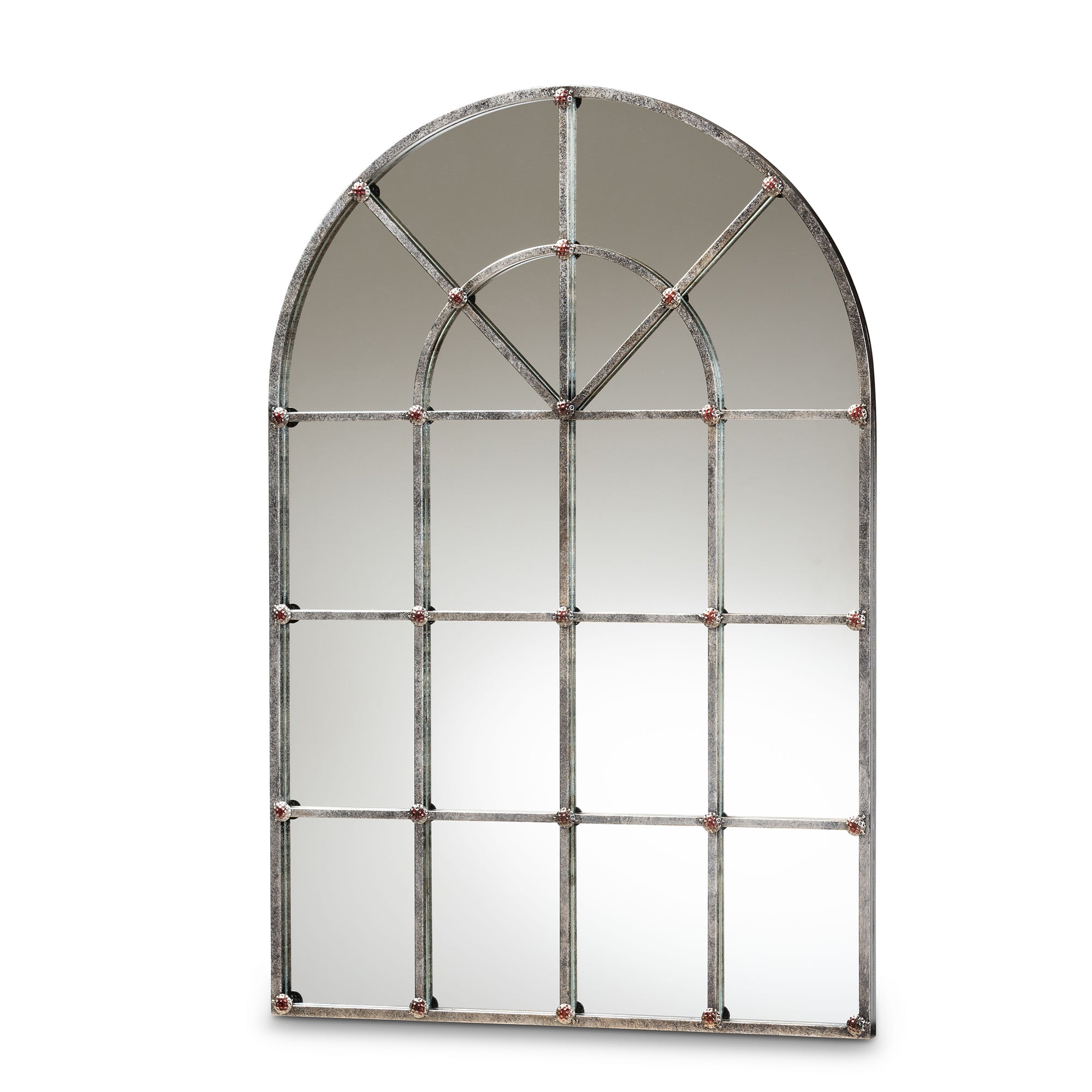 Newman Vintage Mirror-Mirror-Baxton Studio - WI-Wall2Wall Furnishings