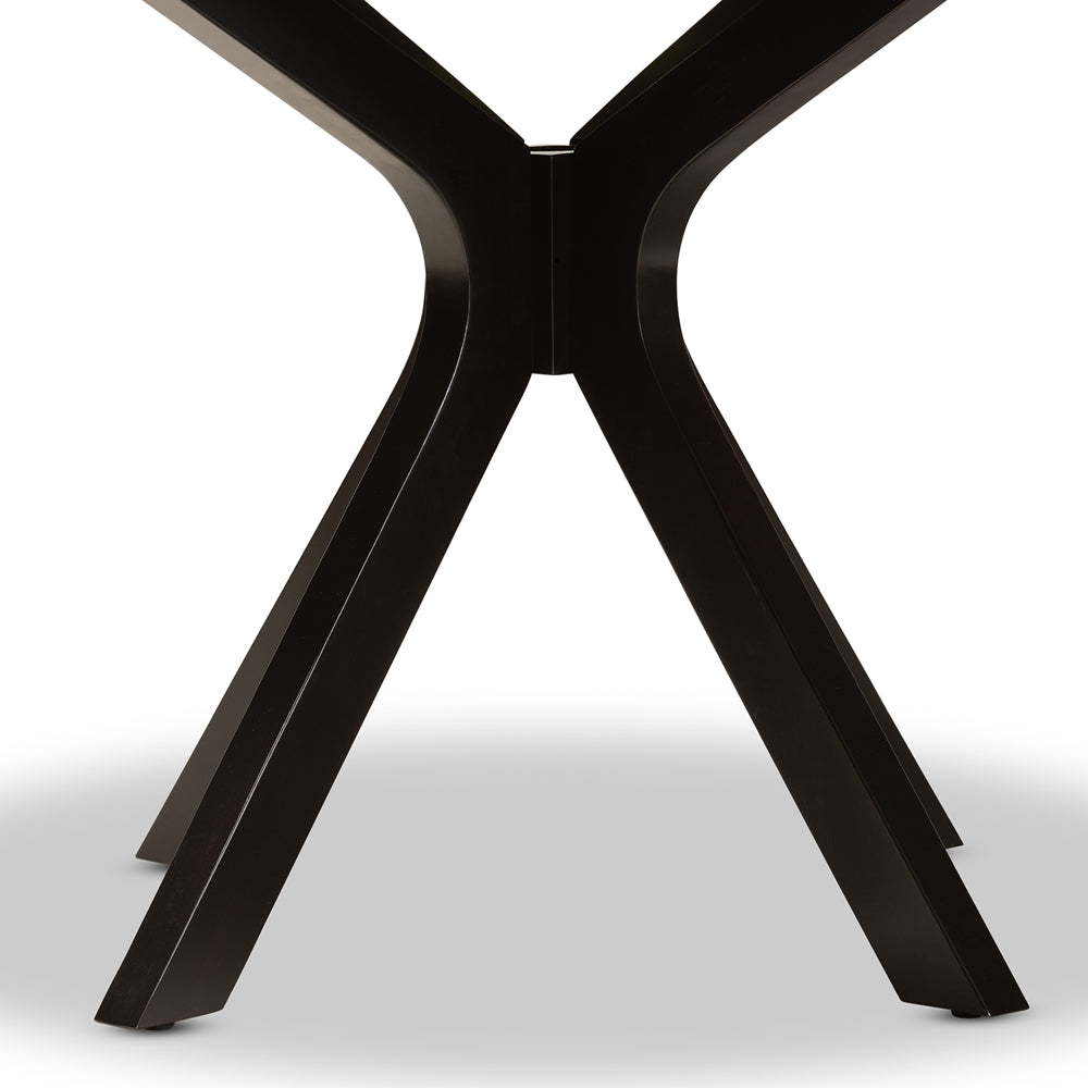 Kenji Modern Dining Table 48-Inch-Wide-Dining Table-Baxton Studio - WI-Wall2Wall Furnishings