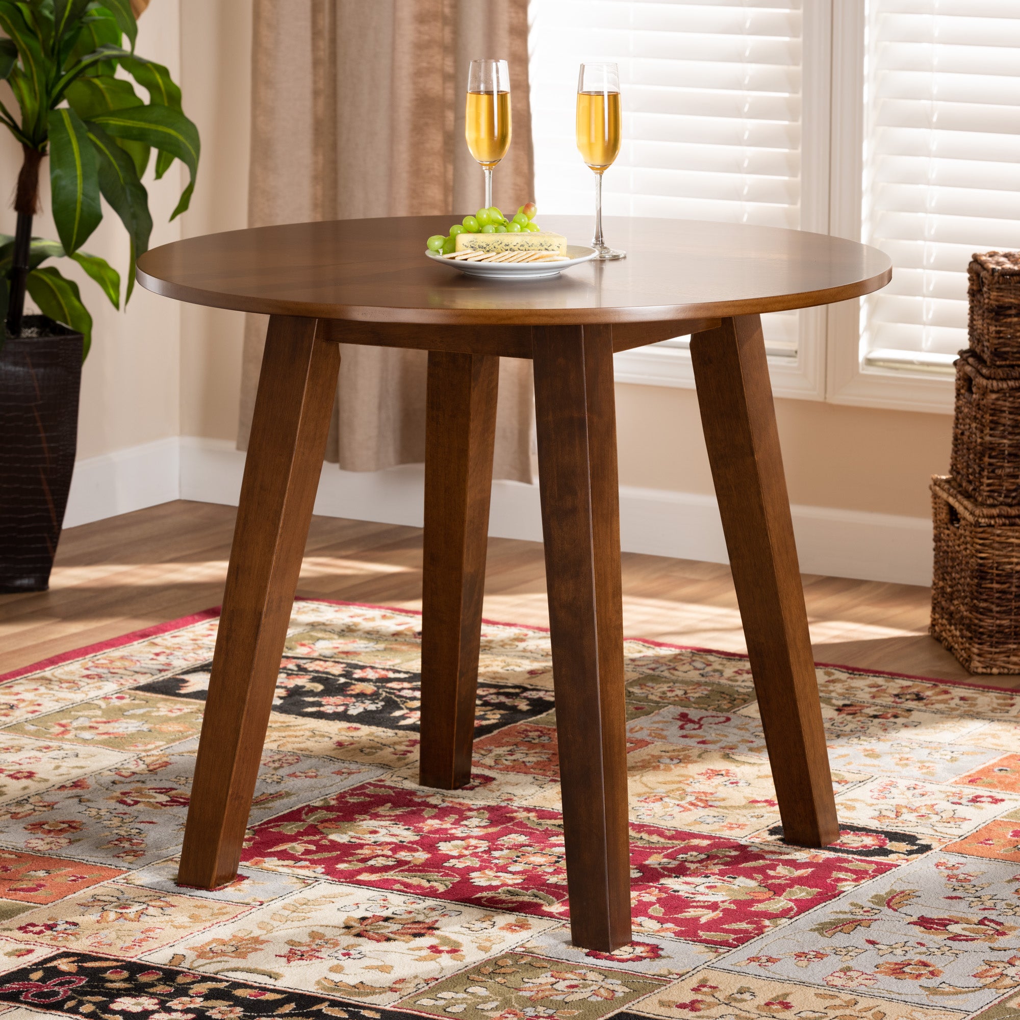 Ela Modern Dining Table 35-Inch-Wide-Dining Table-Baxton Studio - WI-Wall2Wall Furnishings