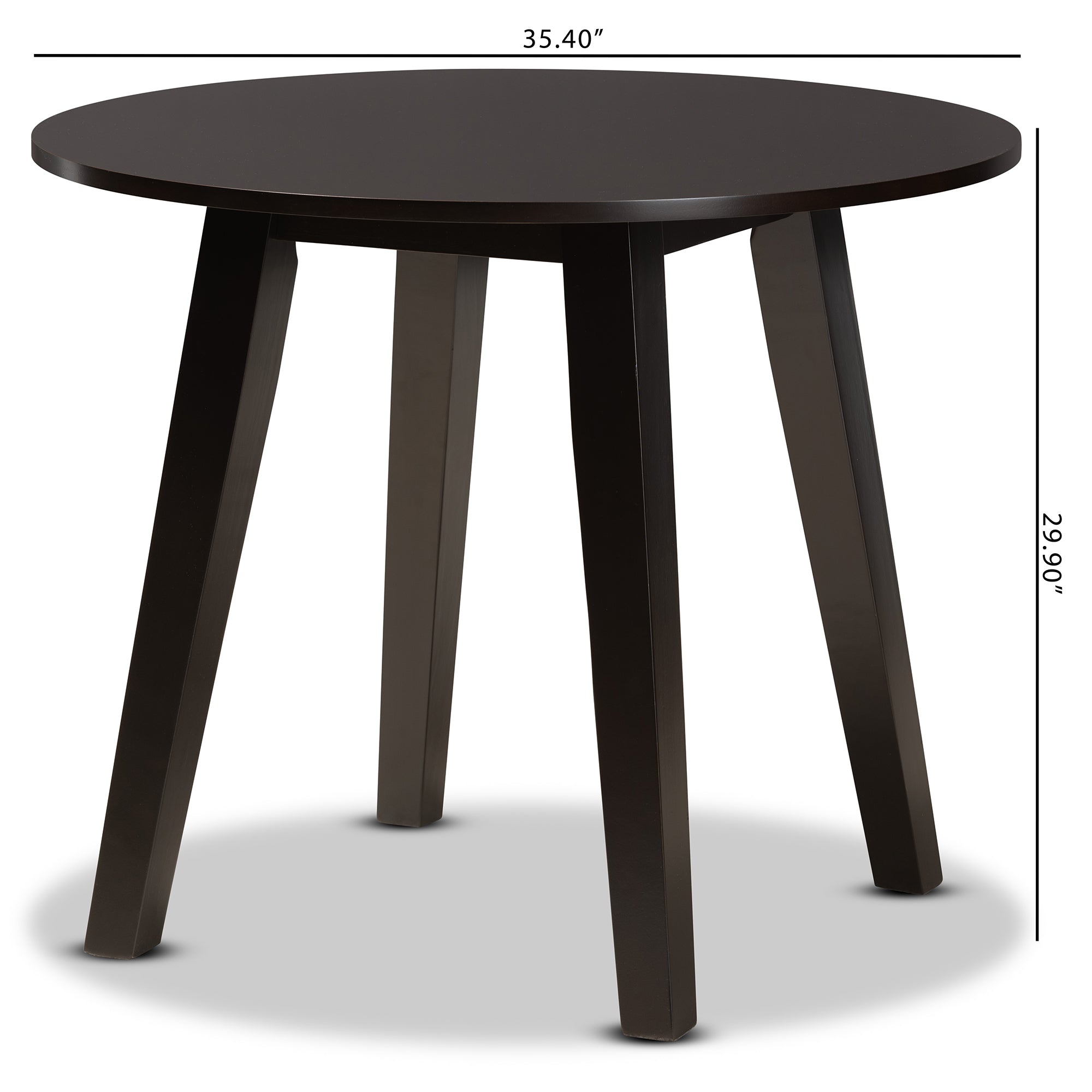 Ela Modern Dining Table 35-Inch-Wide-Dining Table-Baxton Studio - WI-Wall2Wall Furnishings