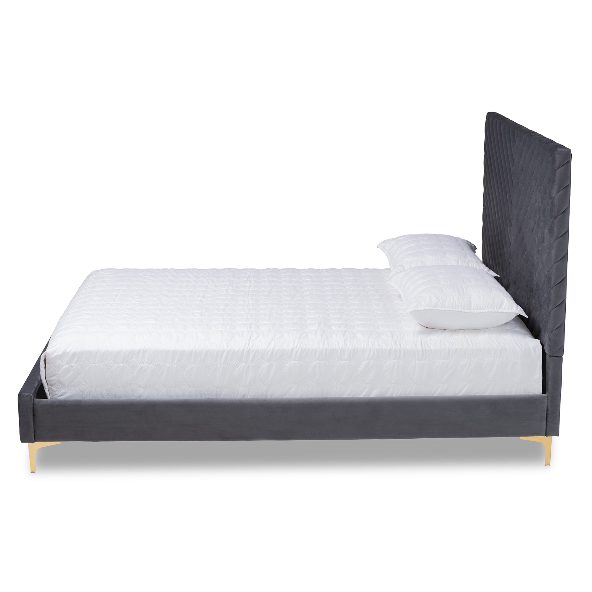 Fabrico Glamour Bed-Bed-Baxton Studio - WI-Wall2Wall Furnishings