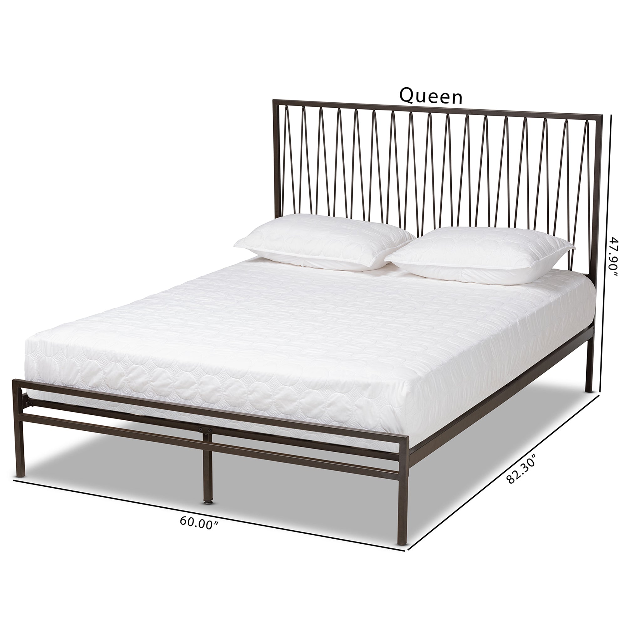 Jeanette Modern Bed-Bed-Baxton Studio - WI-Wall2Wall Furnishings