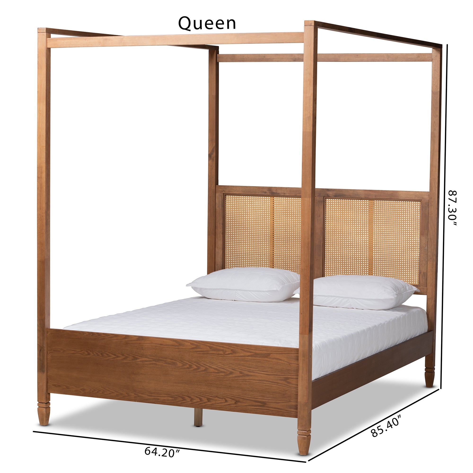 Malia Modern Bed-Bed-Baxton Studio - WI-Wall2Wall Furnishings