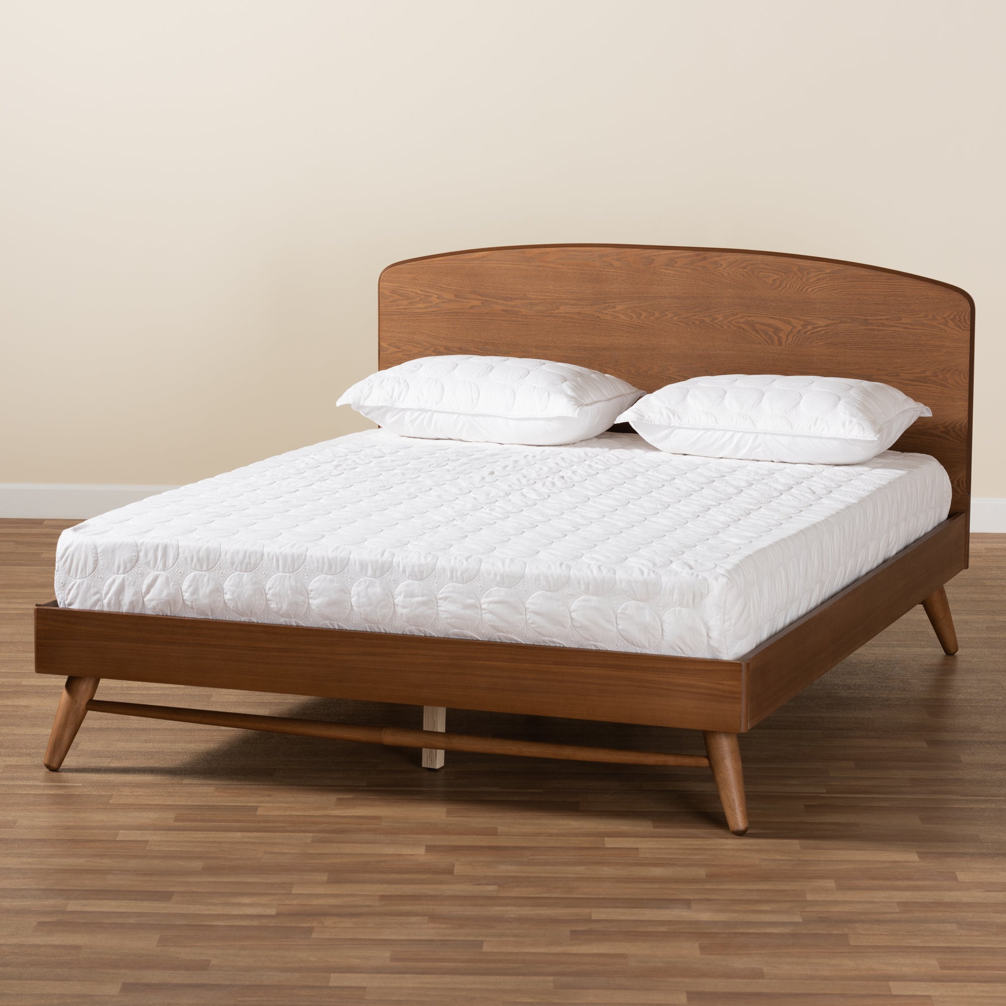 Keagan Mid-Century Bed-Bed-Baxton Studio - WI-Wall2Wall Furnishings
