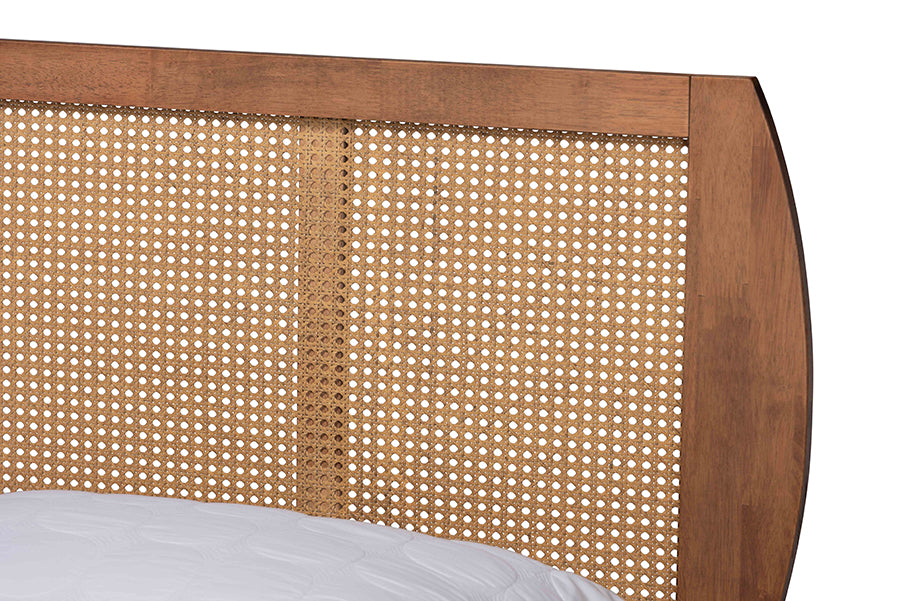 Asami Mid-Century Bed-Bed-Baxton Studio - WI-Wall2Wall Furnishings