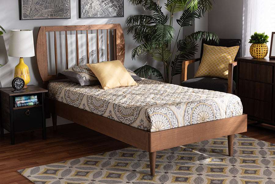 Chiyo Mid-Century Bed-Bed-Baxton Studio - WI-Wall2Wall Furnishings