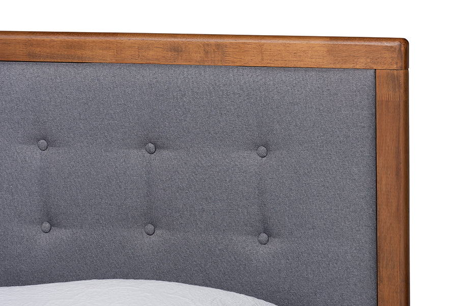 Alida Mid-Century Bed-Bed-Baxton Studio - WI-Wall2Wall Furnishings
