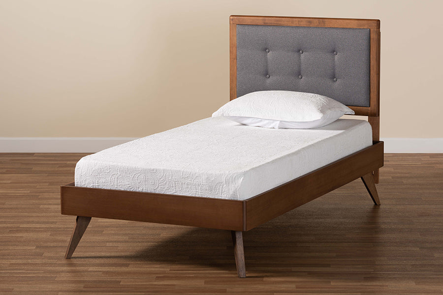 Alida Mid-Century Bed-Bed-Baxton Studio - WI-Wall2Wall Furnishings