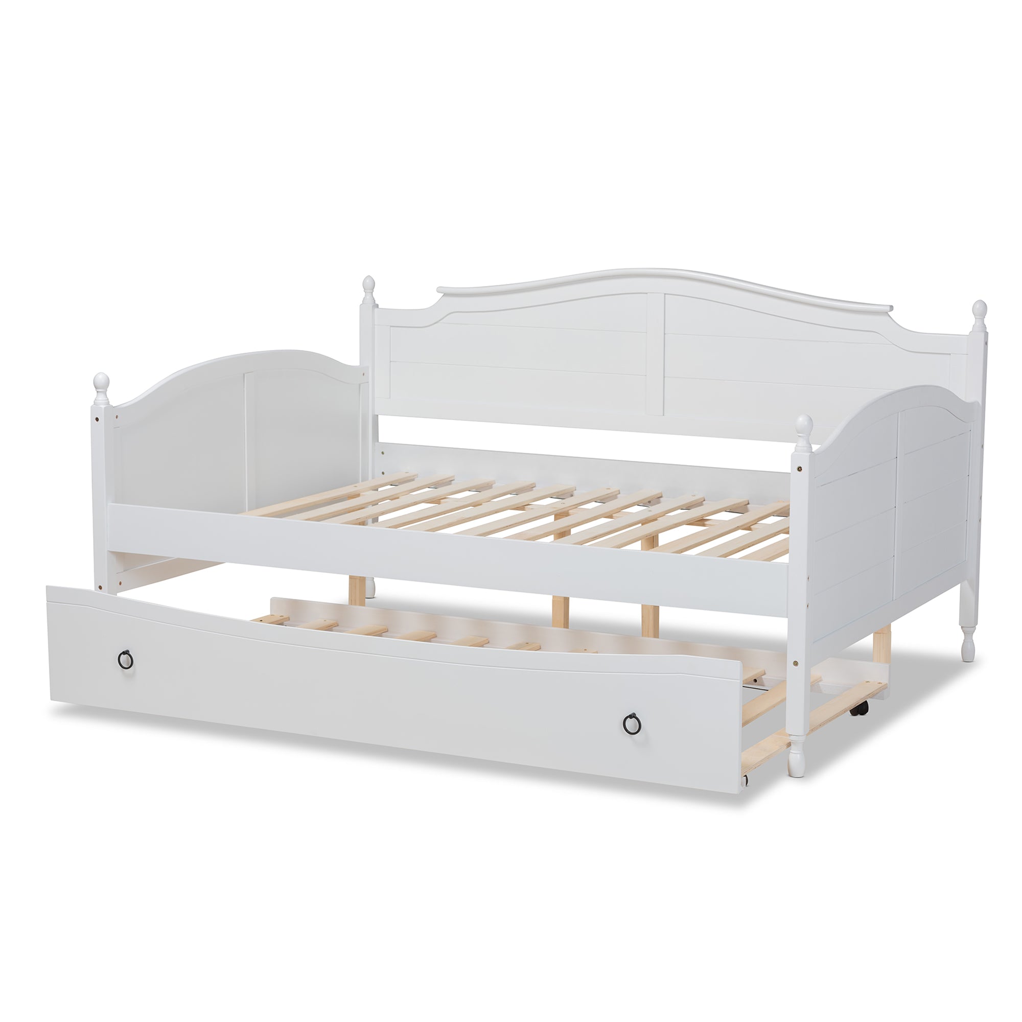 Mara Traditional Daybed Roll-out with Roll-out Trundle Bed-Daybed-Baxton Studio - WI-Wall2Wall Furnishings
