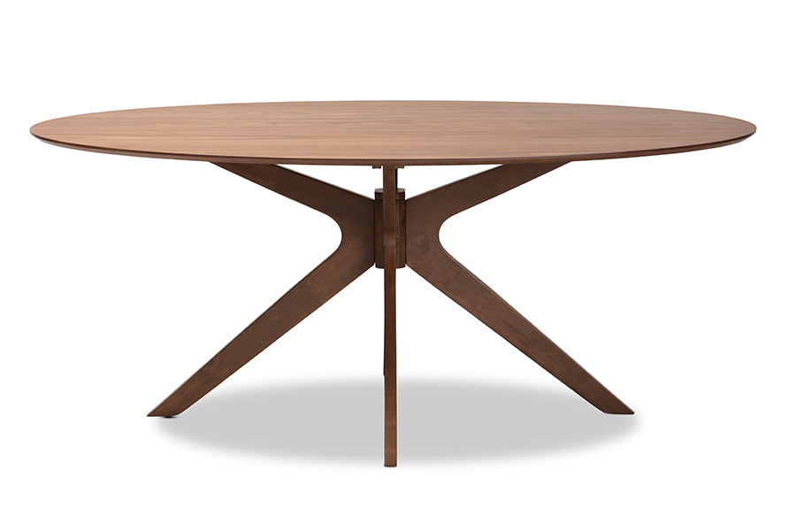 Monte Mid-Century Dining Table-Dining Table-Baxton Studio - WI-Wall2Wall Furnishings