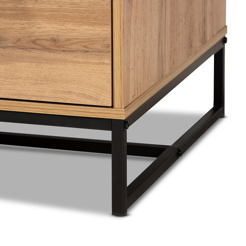 Franklin Modern Coffee Table 2-Drawer-Coffee Table-Baxton Studio - WI-Wall2Wall Furnishings