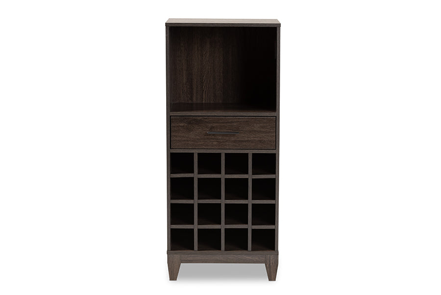 Trenton Modern Bar Cabinet 1-Drawer-Bar Cabinet-Baxton Studio - WI-Wall2Wall Furnishings