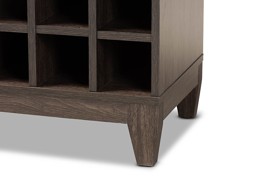 Trenton Modern Bar Cabinet 1-Drawer-Bar Cabinet-Baxton Studio - WI-Wall2Wall Furnishings
