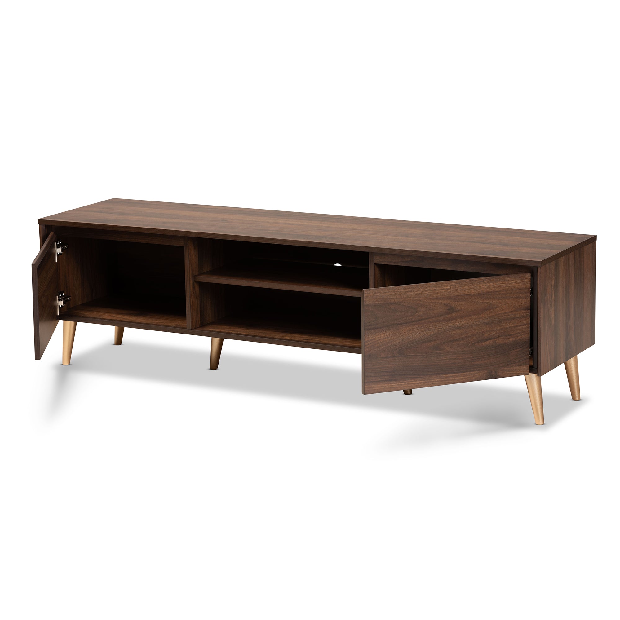 Landen Mid-Century TV Stand-TV Stand-Baxton Studio - WI-Wall2Wall Furnishings