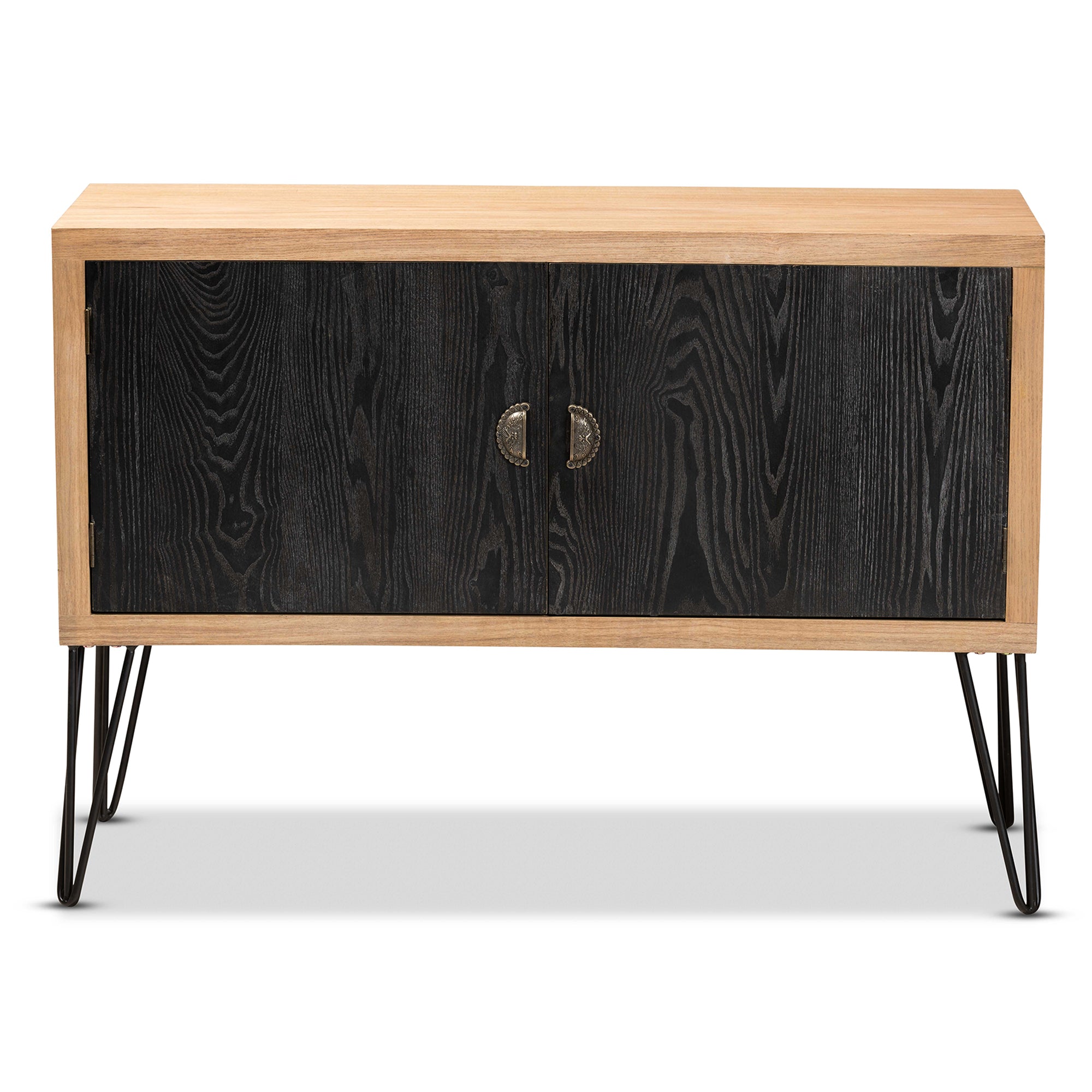 Denali Modern Storage Cabinet Two-Tone-Storage Cabinet-Baxton Studio - WI-Wall2Wall Furnishings